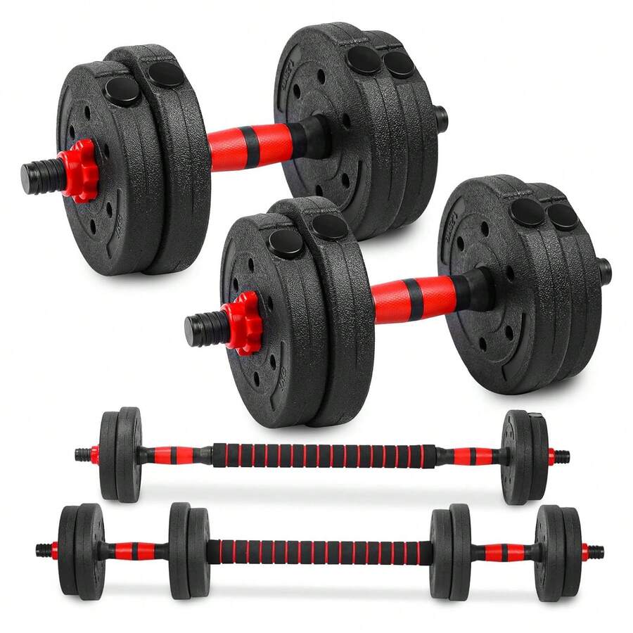 Dumbbell Set - 22파운드 무게의 프리 웨이트 세트(연결 장치