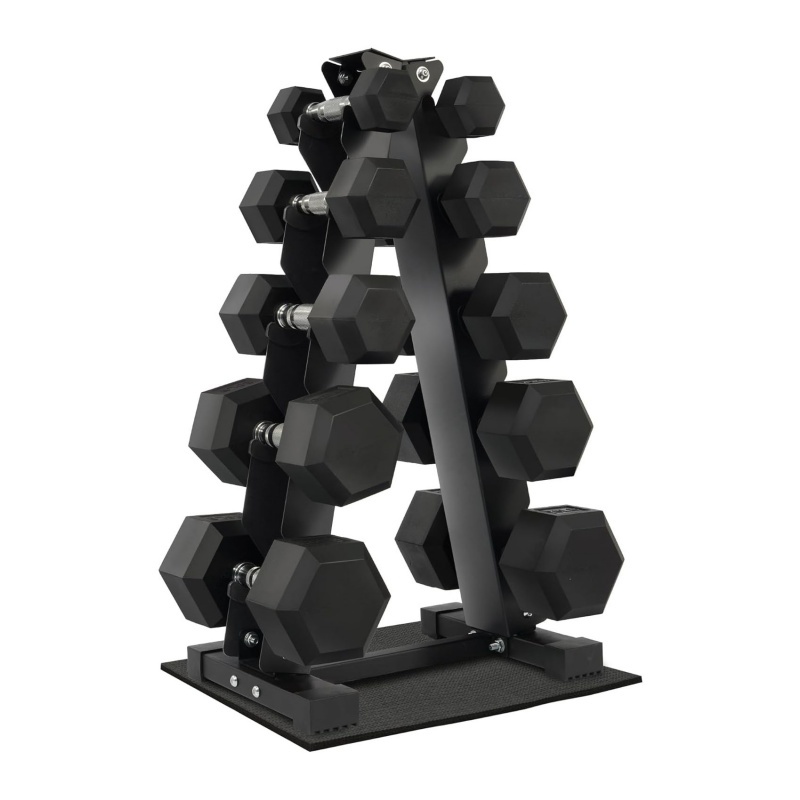 Dumbbell Set - 홈짐 운동 근력 강화 고무 코팅