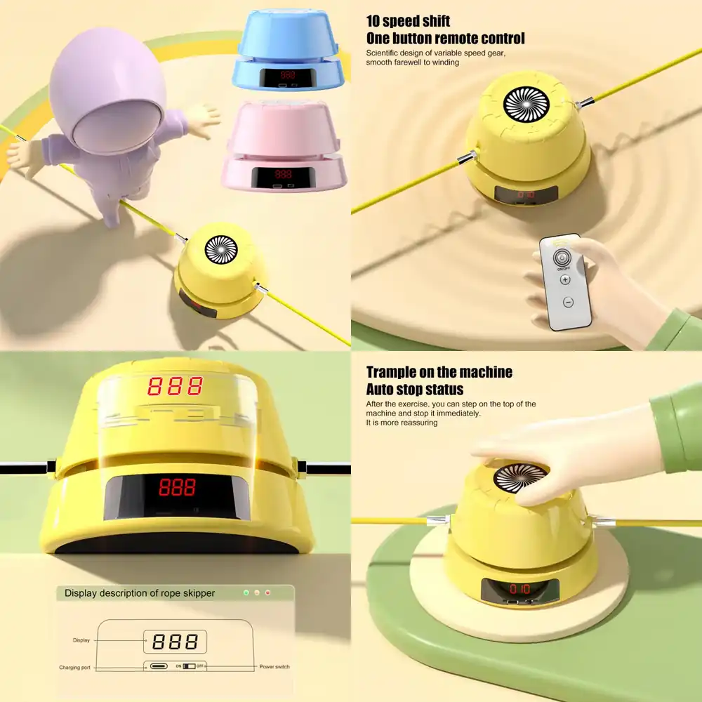 WAP01 스마트 전동 줄넘기 기계 자동 점프 카운터  - Jump Rope 리뷰 및 가격