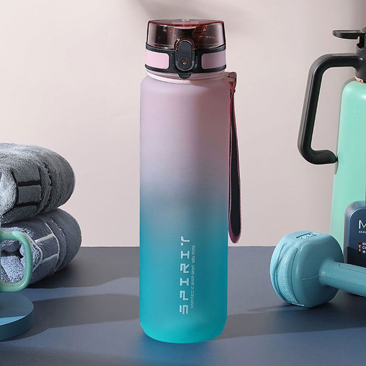 그라데이션 물병 - 1000ml/600ml/750ml  - Sports Water Bottle Insulated 리뷰 및 가격