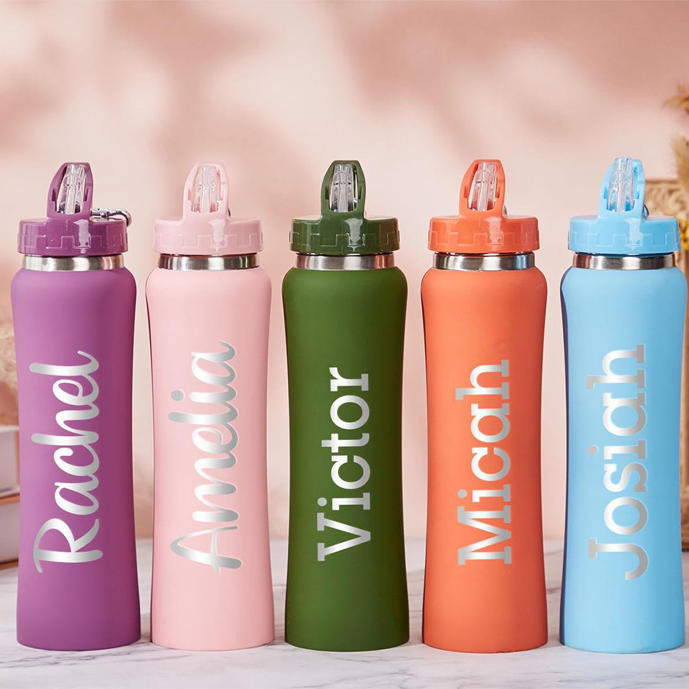 개인 맞춤형 이름이 새겨진 스테인리스 스틸 물병(스트로 - Sports Water Bottle Insulated 리뷰 및 가격